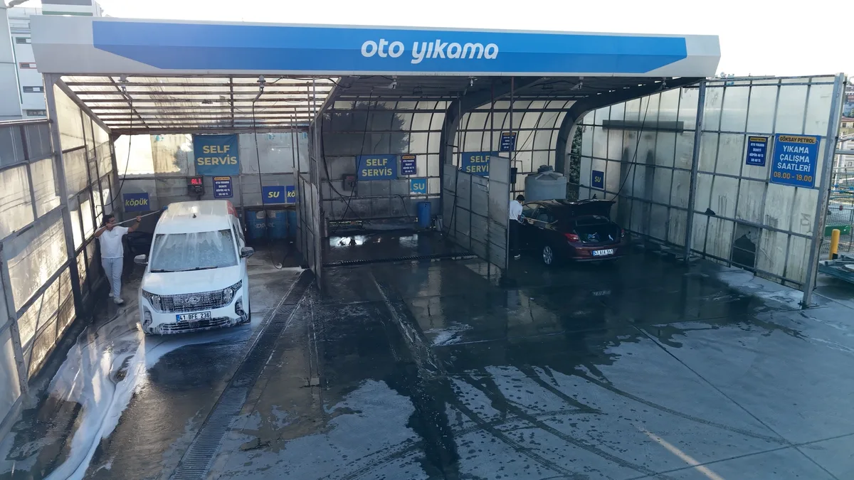 Göksay Petrol araç yıkama alanı